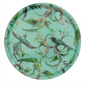 Sparrow bird large decorative plate platter